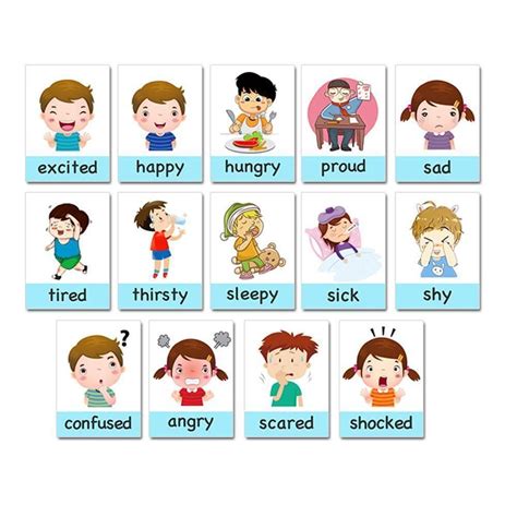 Printable Emotion Flash Cards