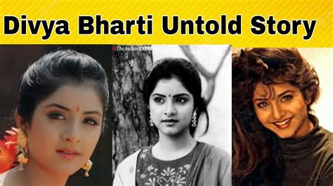 Divya Bharti Untold Story Youtube