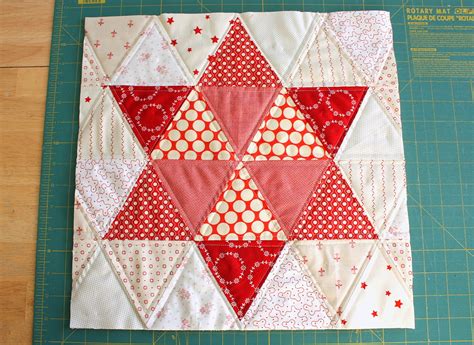 Triangle Star Quilt Block Tutorial Diary Of A Quilter A Quilt Blog