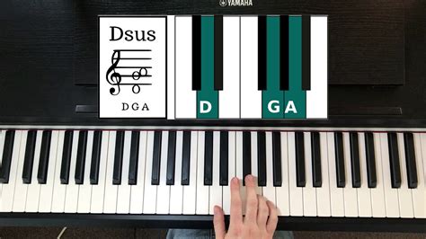 How Dsus Chord On Piano Youtube