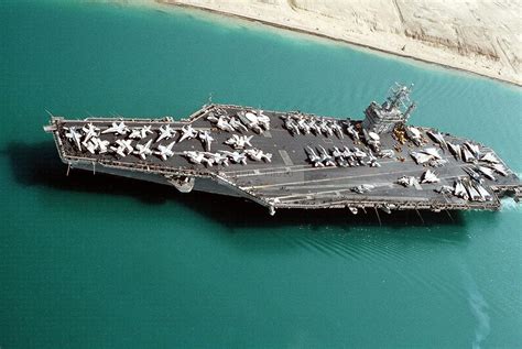 Photograph The Nuclear Powered Aircraft Carrier Uss Dwight