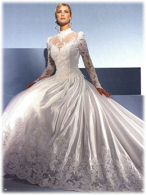 Wedding Dress Demetrios Satin Wedding Dresses 80s Gorgeous Wedding