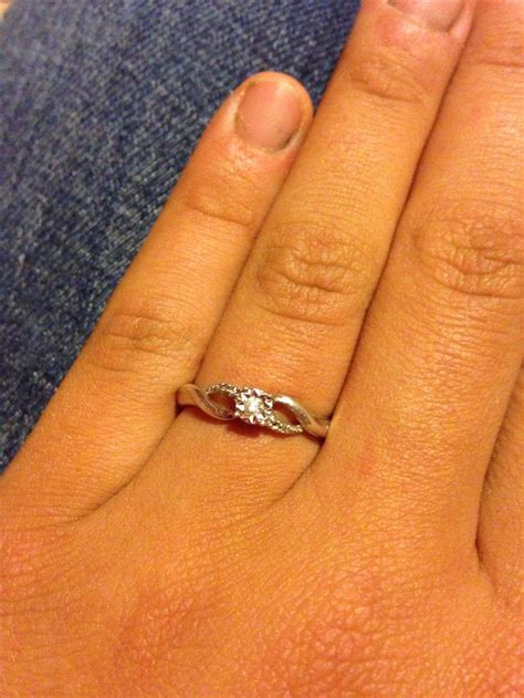They're often made with precious metals like gold and sterling silver. Sweet and simple promise ring :)