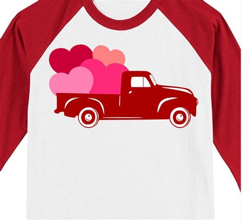 Truck With Hearts Svg Valentines Truck Svg Valentines Day Svg - Etsy