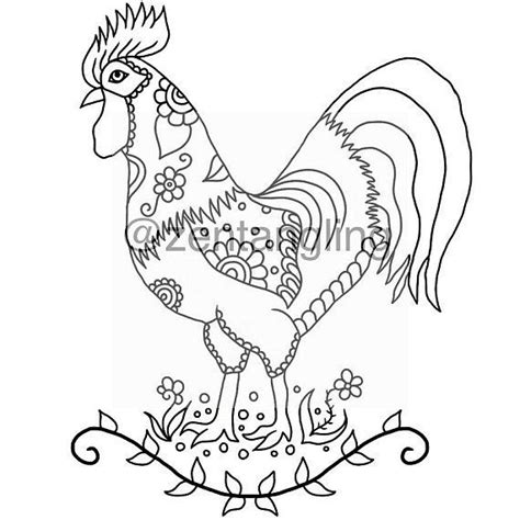 New free coloring pages browse, print & color our latest. Pin on roosters