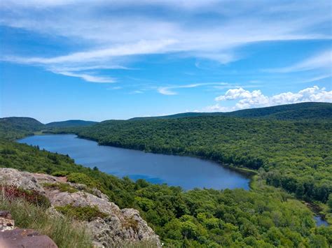Lake Of The Clouds In The Porcupine Mountains Rmichigan