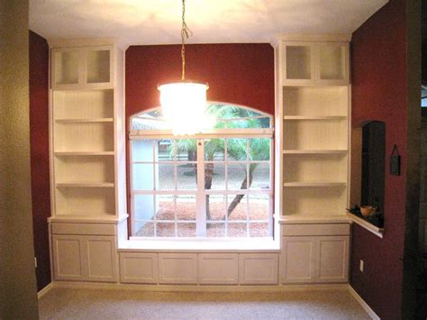 Hand Crafted Custom Built In Bookcases And Window Seat By Natural Mystic