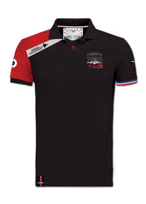 Mens Polo Shirt Rafale Solo Display 2018 Homme Dassault Aviation