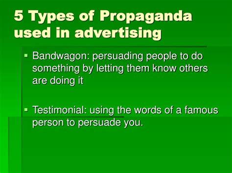 7 Types Of Propaganda