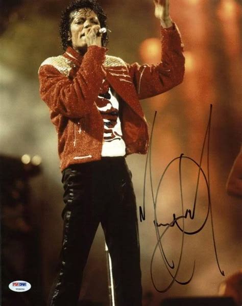 Lot Detail Michael Jackson Signed X Color Photo With Bold