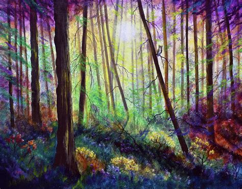 Forest Dream Painting By Laura Iverson Pixels