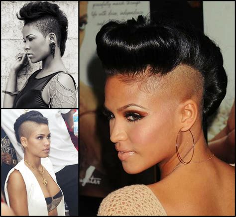 Two broad strokes in the trimmed hair look neat in this dramatic mohawk hairstyle. Mohawk Hairstyle Archives | Hairstyles 2017, Hair Colors ...