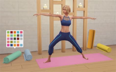 Veranka Yoga Mats • Sims 4 Downloads