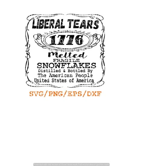 Liberal Tears Svg Trump Svg Snowflake Instant Download Etsy