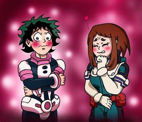 Deku X Uraraka Costume Swap By Edcom02 On Deviantart Deku X Uraraka