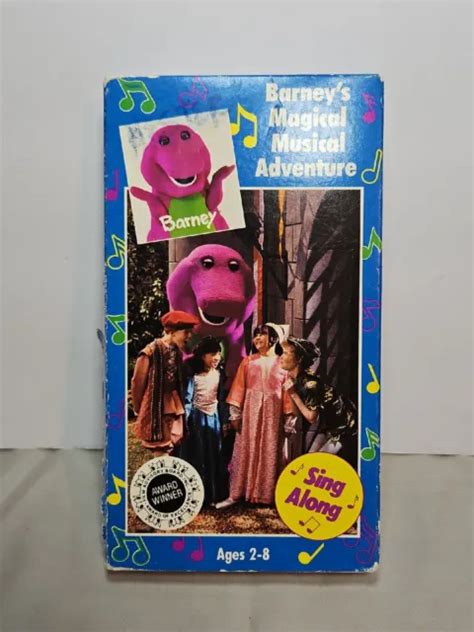 BARNEY BARNEYS Magical Musical Adventure VHS 1993 4 99 PicClick