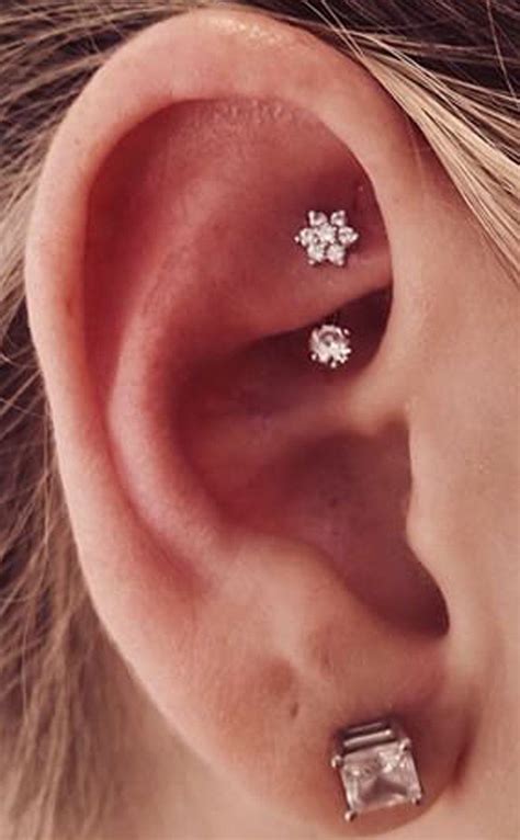 Steal These Ear Piercing Ideas Rook Piercing Jewelry Cool Ear