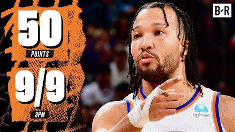 Jalen Brunson Goes Perfect 9 9 From 3 Drops Career High 50 Pts Vs