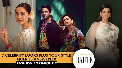 What The Film Stars Are Wearing To Promotions I Saba Qamar I Hania Amir
