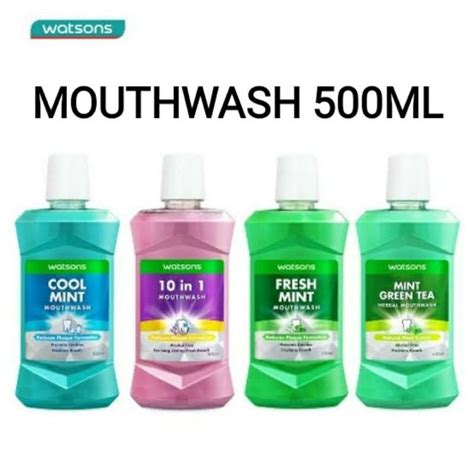 watsons mouthwash 500 ml all variants shopee philippines