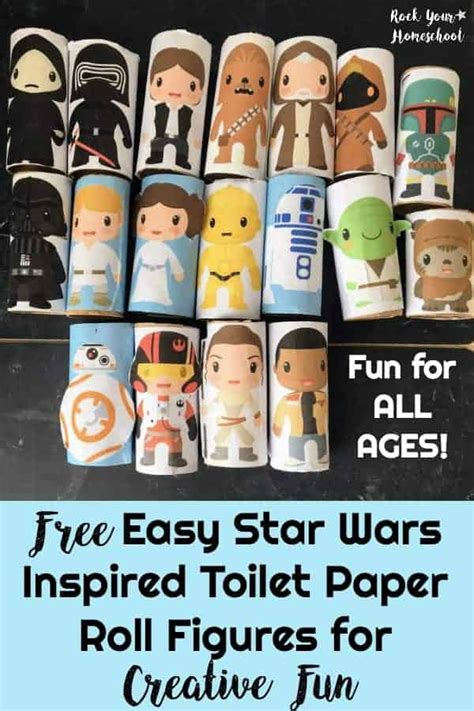 Star Wars Toilet Paper Roll Figures For Easy And Creative Fun Free