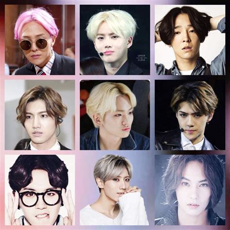 Male Kpop hair! What style/colour is your favourite! ðð» | K-Pop Amino