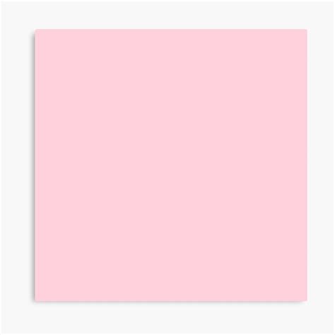 Light Soft Pastel Pink Solid Color Canvas Print By Honorandobey