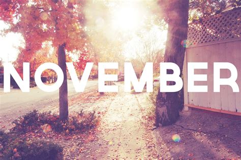 Favorite Month Birthday Month With Images November