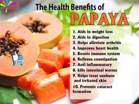 Health Benefits Of Papaya Food Improve Heart Health Health Benefits