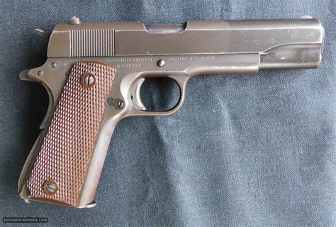 Colt 1911 A1 45 Ww2 Parco Lubrite Finish