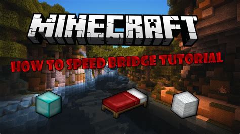 Minecraft How To Ninja Bridgespeed Bridge Tutorial Youtube