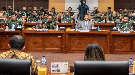 RDP Komisi I Menhan Panglima TNI Dan Kepala Staf TNI