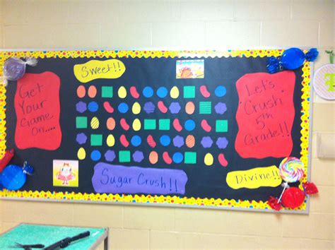 Start Of School Candy Crush Candy Theme Classroom School Supplies