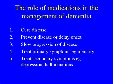Ppt Dementia Drugs Mainstream And Alternative Medicines Powerpoint