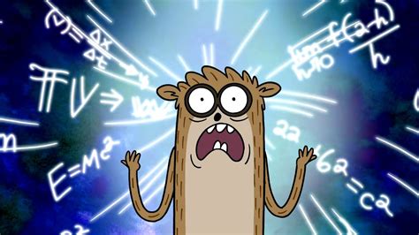 Regular Show Rigby Drinks Brainmax And Becomes Smart Youtube