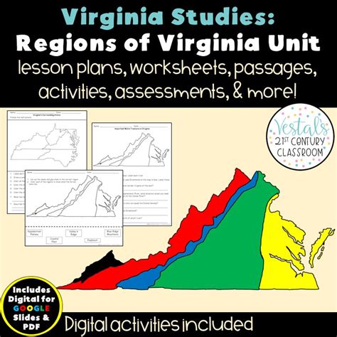 5 Regions Of Virginia Map Map