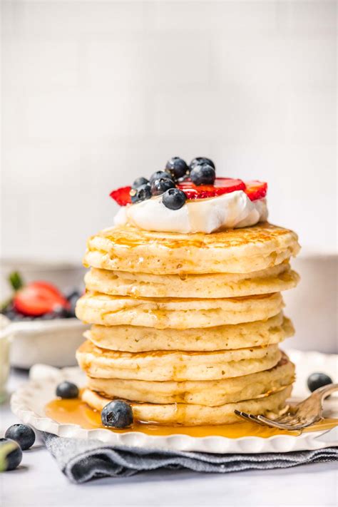 Perfect Fluffy Pancakes Recipe Dinner Then Dessert