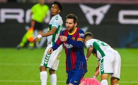 Messi Con Doblete Guía Victoria Del Barcelona Ante Elche