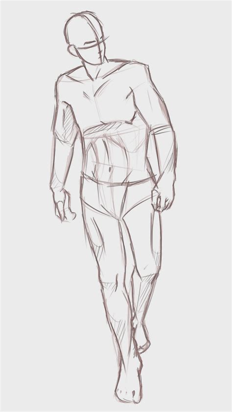 Update More Than Male Walking Pose Sketch Best Seven Edu Vn