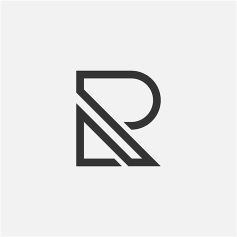 Premium Vector Elegant Modern Letter R Minimal Branding Logo