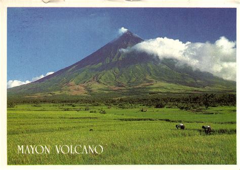 Pc Philippines Mayon Volcano Modern Postcard B43111 Asia And Middle