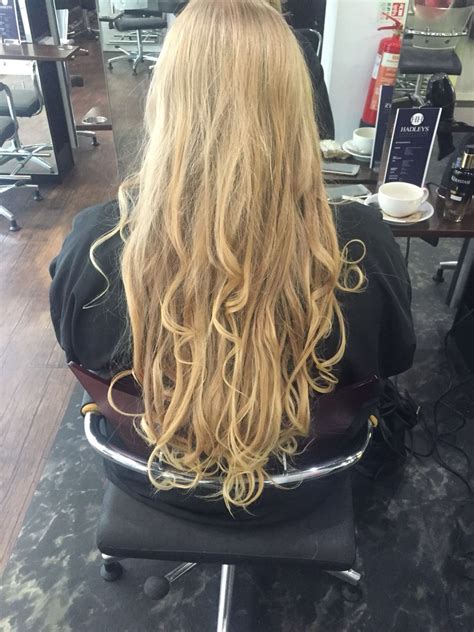 Once you've curled your entire hair, use your fingers to massage the roots, which will help break up the curls and give you that beachy, undone look. Curls created using straighteners and tongs | Hair styles ...