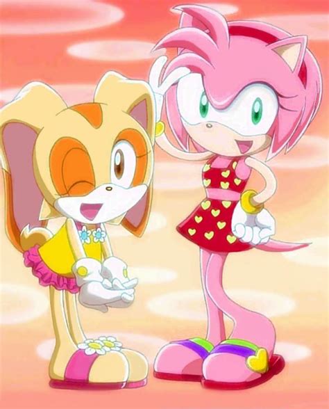 Cream And Amy Rose Sonic The Hedgehog Amino