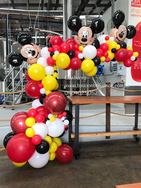 Balloon Arches Balloon Brilliance Mickey Mouse Birthday Decorations