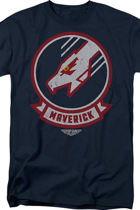 Maverick Patch Logo Top Gun Maverick T Shirt