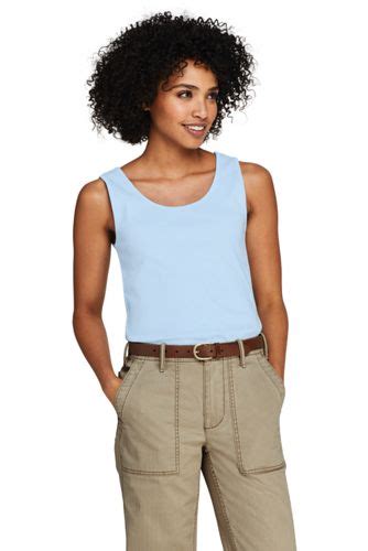 Womens Cotton Tank Top From Lands End