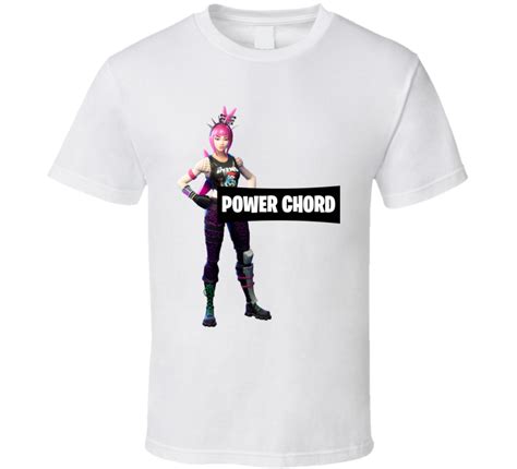 Power Chord Fortnite Skin Video Game Geek Gamer Fan T Shirt