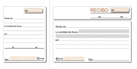 Modelo De Recibo De Pago Para Imprimir Image To U