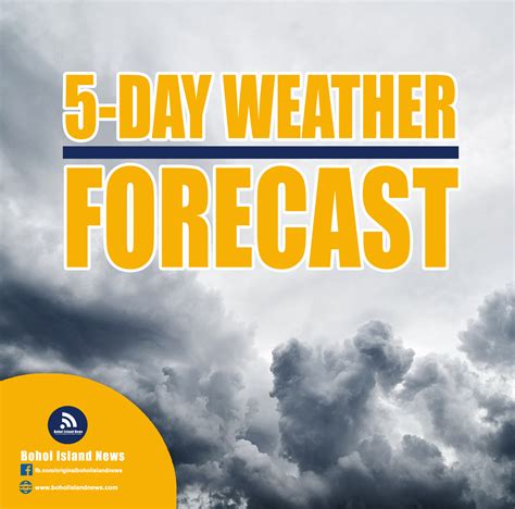 5 Day Forecast Bohol Island News