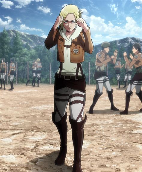 Annie Leonhardt Stance Attack On Titan Aesthetic Attack On Titan